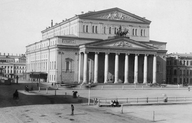 Большой театр. Фотография 90-х годов XIX века